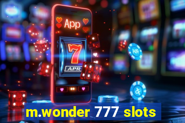 m.wonder 777 slots